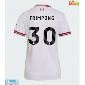 Billiga Liverpool Jeremie Frimpong #30 Bortatröja Dam 2026-27 Kortärmad